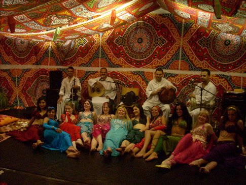 Students of Arabesque Dance - Professional Course in Belly Dance classes and Arabic Dance at the Toronto Island al Haima